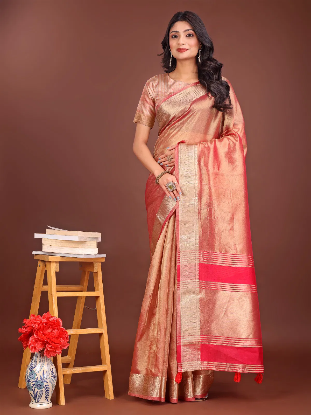 Interlekan By Astita Organza Festive Wea Saree Wholesalers In Delhi
